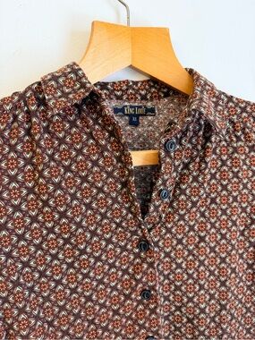 King Louie cotton short sleeved blouse